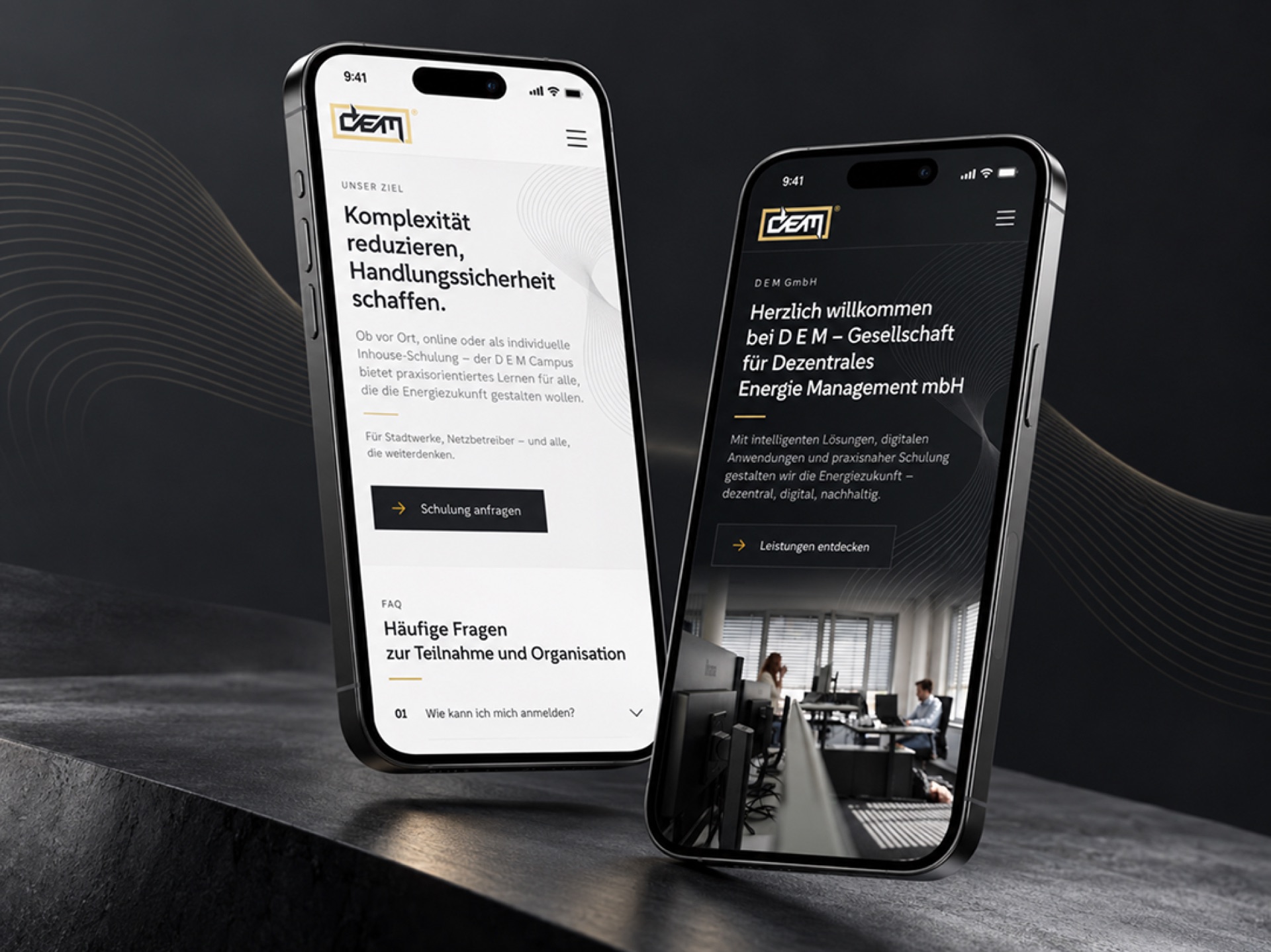 DEM — Mobile / Responsive, Case-Study von digitalbynature