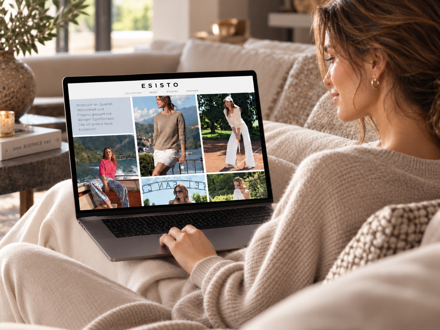 ESISTO — Website & Shop, Case-Study von digitalbynature