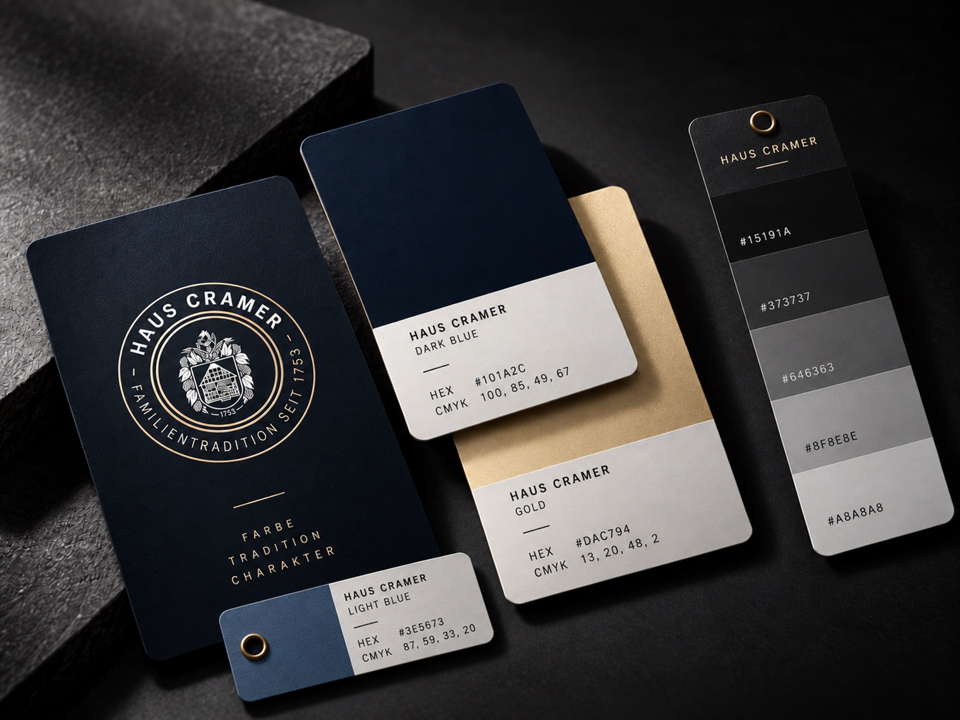 Haus Cramer — Farbwelt des Corporate Designs