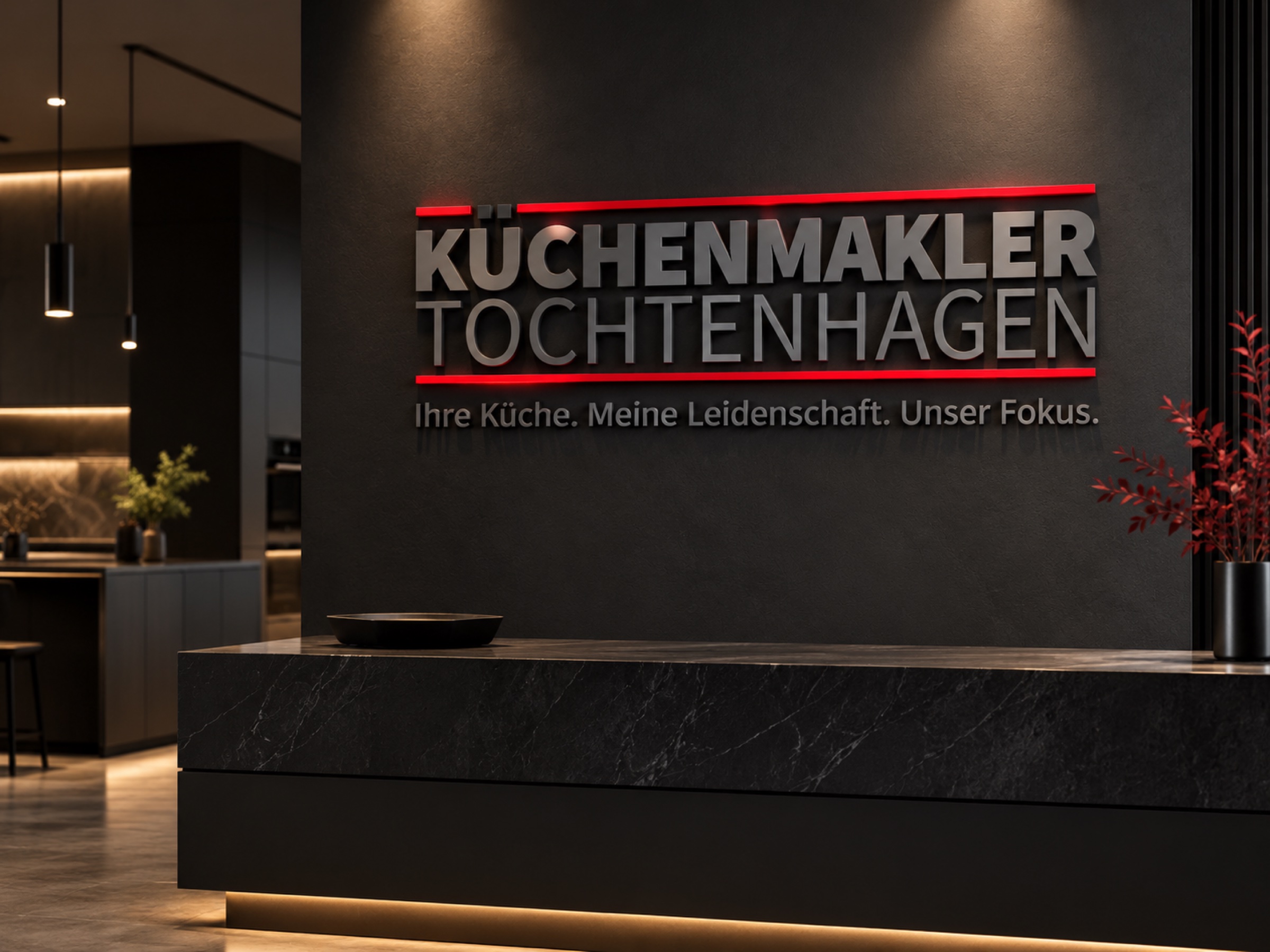 Küchenmakler Tochtenhagen — Markenauftritt im Raum, Case-Study von digitalbynature