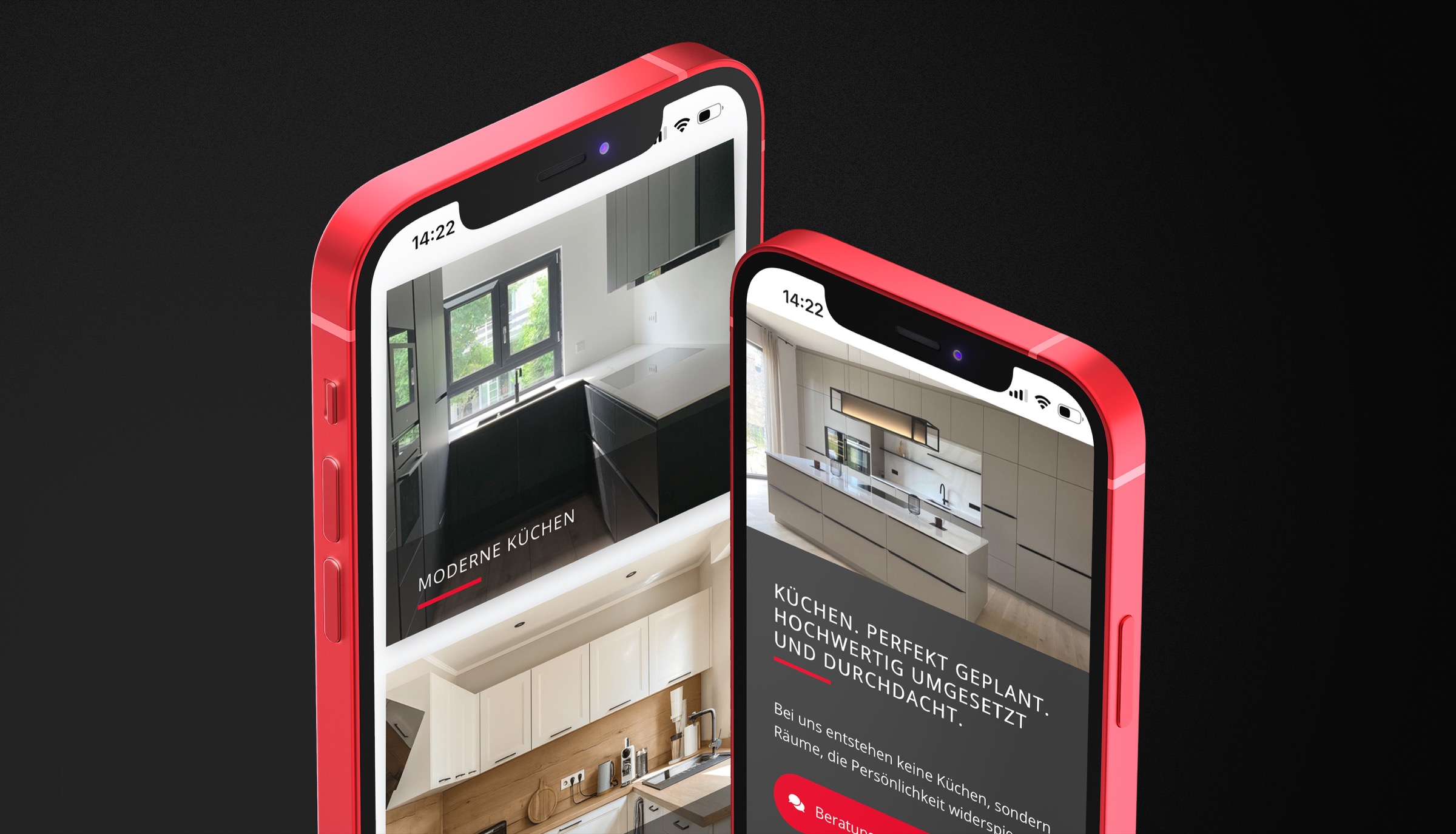 Küchenmakler Tochtenhagen — mobile Website & digitaler Küchenplaner