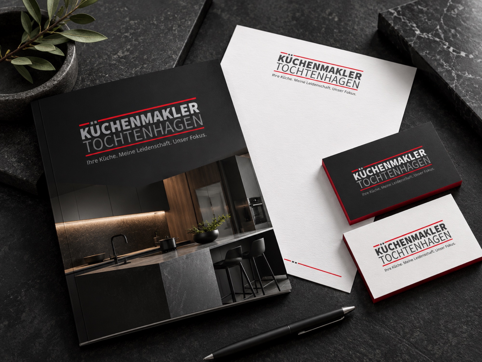 Küchenmakler Tochtenhagen — Printmedien & Geschäftsausstattung, Case-Study von digitalbynature