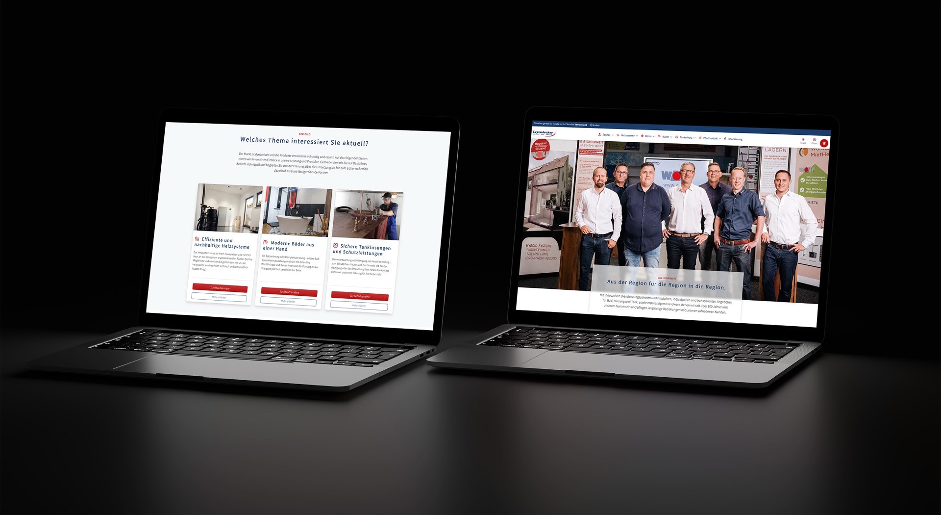Leyendecker — Website, Case-Study von digitalbynature