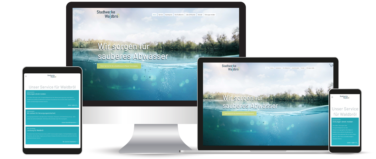 Stadtwerke Waldbröl — der neue Auftritt im Netz