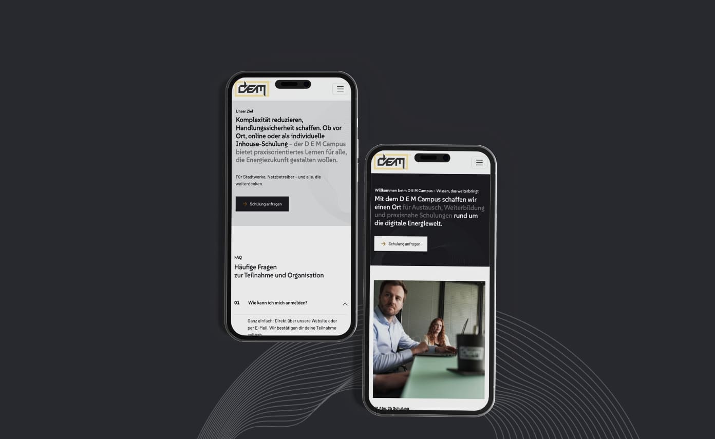 Responsive Website DEM