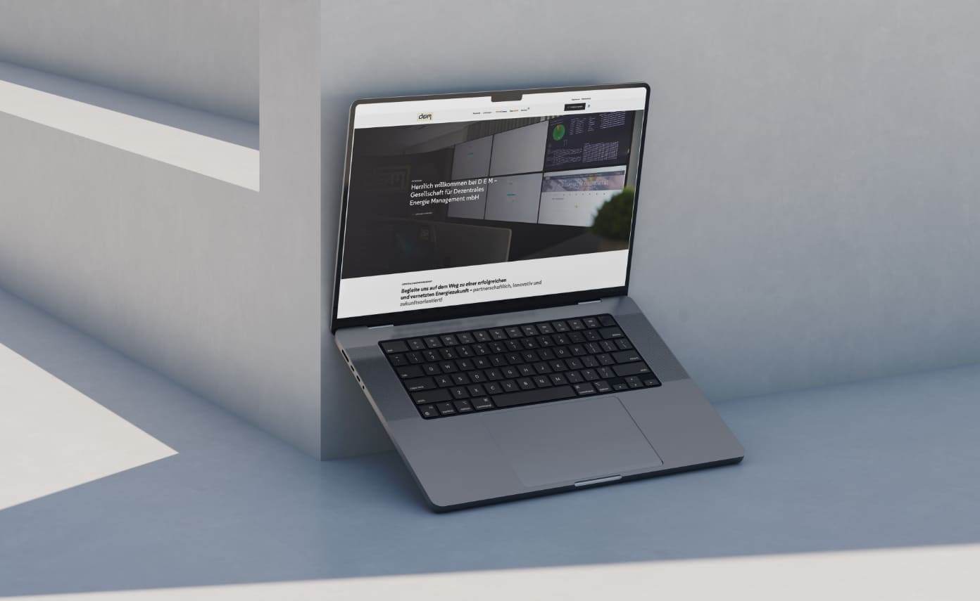 DEM GmbH Website – digitalbynature® Case