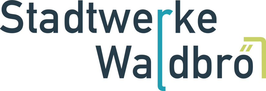 Das neue farbige Logo der Stadtwerke Waldbröl // Made with passion and love by digitalbynature®